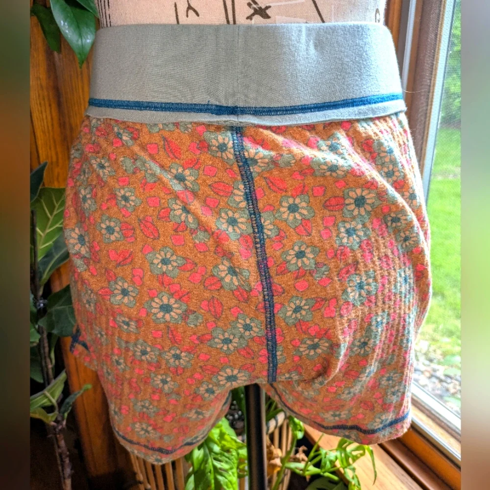 Natural Life Mix & Match Waffle Pajama Boy Shorts Size Medium - Picture 2 of 3